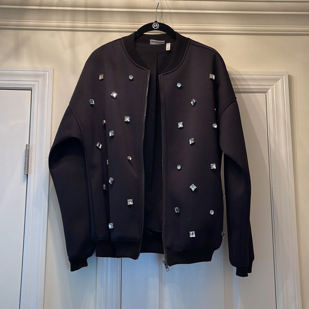 Leith Scuba Rhinestone Bomber Jacket - Picture 4 of 6